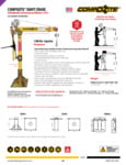 OZ Compozite Davit Crane Specsheet OZ Compozite Davit Crane Specsheet