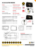 OZ Electric Winch Specsheet OZ Electric Winch Specsheet