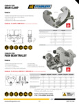 OZ Stainless Steel Beam Clamp Specsheet
