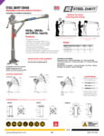 OZ Steel Davit Crane Specsheet OZ Steel Davit Crane Specsheet