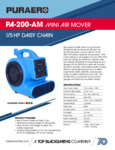 Ecor Pro PA-200-AM Spec Sheet Ecor Pro PA-200-AM Spec Sheet