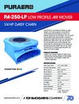 Ecor Pro PA-250-LP Spec Sheet