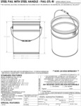 PAIL-STL-RI Spec Sheet