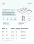 PB platform - Specs Rize Home Bed Base