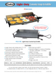 Light-Duty Light-Duty Countertop Griddle
