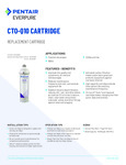 Pentair Everpure 300-05828 Spec Sheet Pentair Everpure 300-05828 Spec Sheet