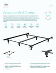 PG Premium Specs Rize Home Bed Frame PG Premium Specs Rize Home Bed Frame