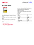 pH7 Specsheet pH7 Specsheet