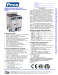 Pitco SELV14 Spec