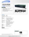 PL260A spec sheet PL260A spec sheet