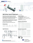 Prince Castle 580-NMCC Sauce Dispenser Spec Sheet Prince Castle 580-NMCC Sauce Dispenser Spec Sheet