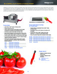 Prince Castle Tomato Saber Specsheet Prince Castle Tomato Saber Specsheet