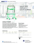 Prince Castle SKK2 Lettuce Kutlett Chopper spec sheet