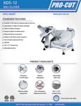 ProCut_KDS-12_Meat_Slicer_SpecSheet