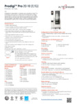 Prodigi Pro 20-10 (E/G) Spec Sheet