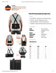ProFlex 100 Spandex Back Support Brace Specsheet