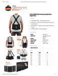 ProFlex 2000SF High-Performance Spandex Back Support Brace Specsheet