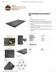 ProFlex 386 Lightweight Large Foam Kneeling Pad - Specsheet