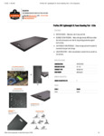 ProFlex 391 Lightweight XL Foam Kneeling Pad - Specsheet