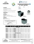 Advance Tabco PRSCD and PRSCO Spec Sheet