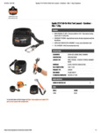 PULL-ON WRIST LANYARD - CARABINER - 3LBS - BLACK SPEC SHEET