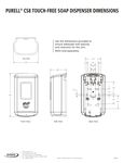 Purell CS8 Soap Dims