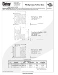 PVC Top Grate For Floor Sinks Specsheet