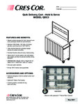 Cres Cor Quik Delivery Cart Spec Sheet 