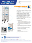 LIFETIME PAN RACK spec sheet LIFETIME PAN RACK spec sheet