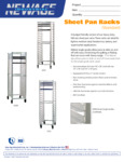 RAC LINE BUN PAN RACK spec sheet