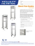 New Age Industrial Sheet Pan Rack Specsheet