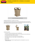 Rubbermaid 690FG9173BG Specsheet