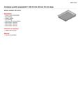 Rational Cooking Container 2102-2106 Spec