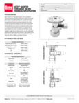 Oatey Quarter Turn Angle Stop Valve Specsheet Oatey Quarter Turn Angle Stop Valve Specsheet