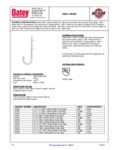 HOOK DRAIN PIPE DWV White 25 PK specsheet