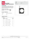 1/2 IN. FULL CLAMP W/BARBED NAIL 100 IN POLYBAG spec sheet 1/2 IN. FULL CLAMP W/BARBED NAIL 100 IN POLYBAG spec sheet