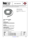 HANGER STRAP PLASTIC 100 FT. spec sheet