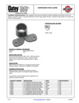 1/2 IN. SUSPENSION CLAMP 100 IN POLYBAG spec sheet 1/2 IN. SUSPENSION CLAMP 100 IN POLYBAG spec sheet