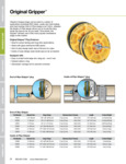 GRIPPER END OF PIPE DWV specsheet GRIPPER END OF PIPE DWV specsheet