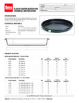 TRAY HOT WATER HEATER 22 IN. spec sheet