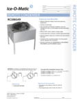Ice-O-Matic Remote Condenser Specsheet