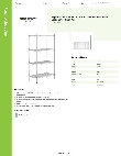 Regency Space Solutions 460SW1836K64 Specsheet