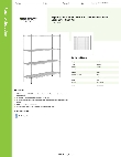Regency Space Solutions 460SW1860K64 Specsheet