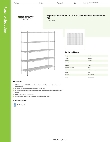 Regency Space Solutions 460SW1872K75 Specsheet Regency Space Solutions 460SW1872K75 Specsheet
