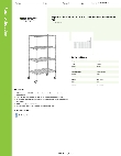 Regency Space Solutions 460SW2436KTC Specsheet Regency Space Solutions 460SW2436KTC Specsheet