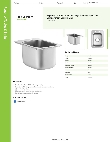 Regency Tables & Sinks 600DI1101420 Specsheet Regency Tables & Sinks 600DI1101420 Specsheet