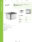 Regency Tables & Sinks 600DI1162020 Specsheet