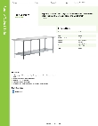 Regency Tables & Sinks 600T3096G Specsheet