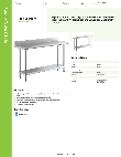 Regency Tables & Sinks 600TB1860G Specsheet