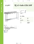 Regency Tables & Sinks 600TB1872G Specsheet